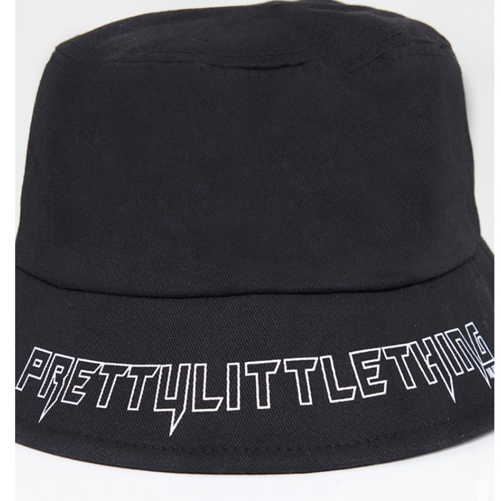 Pretty little thing black bucket hat